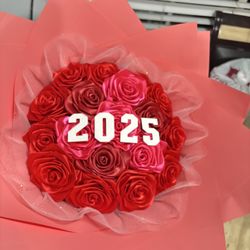 Ribbon Rose Bouquet