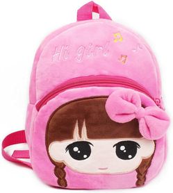Plush kids backpack