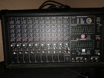harbinger lp9800 powered mixer