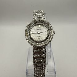 Xanadu Women’s Watch Silver Diamond Mineral Crystal (New Battery) Beautiful