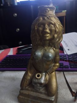 Vintage Egyptian-Style Woman Figurine / Decorative Bottle – $25 OBO
