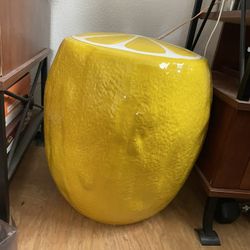 Viral Lemon Stool Or Footrest