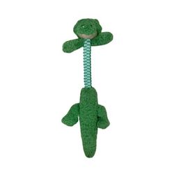 Bark-A-Boo Jungle Ballistic Braid Alligator Dog Toy, Large