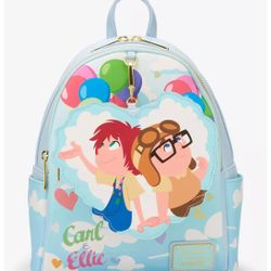 UP Carl and Ellie Loungefly Backpack with Coin Bag