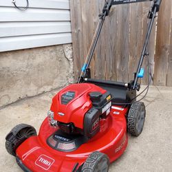 Toro Recycler 22" Inch SmartStow Personal Pace Auto Drive Self Propelled Lawnmower With High Rear Wheels 