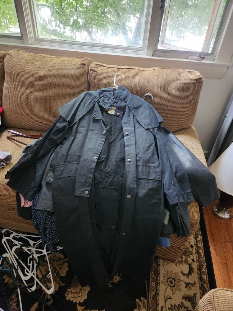 4 Different Riding Leather Jackets And A Duster Jacket