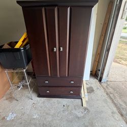Cherry oak armoire