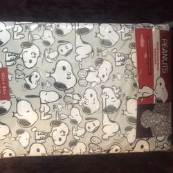Peanuts Snoopy Table Cloth New