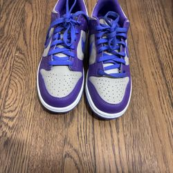 Nike Dunk Low "College Grey/Persian Violet/Wild Grape" Grade Shoes