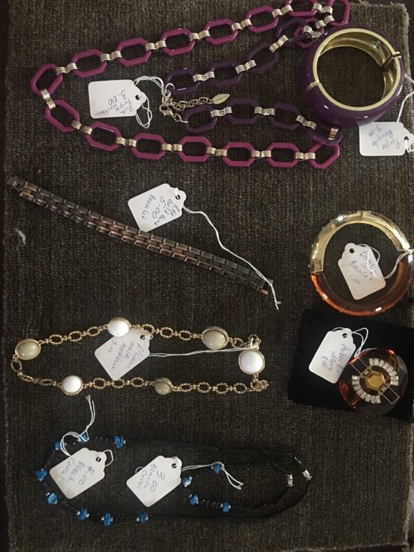 Beautiful necklaces and bracelets
