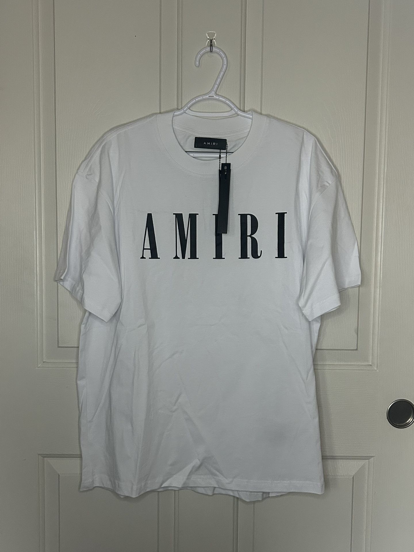 Amiri Men's Short Sleeve T-Shirt 100% Cotton, Size Large
