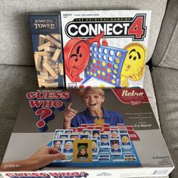 Lot Of Games Connect 4 Jenga Guess Who