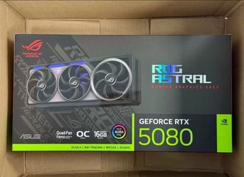 ASUS ROG Astral NVIDIA GeForce RTX 5080 OC 16GB GDDR7 Gaming Graphics Card GPU