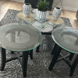 Wood And Glass Tables 
