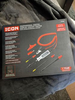 Icon circuit tester with imental tips and digital out