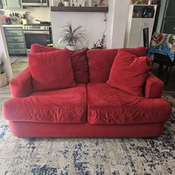 Set Of Red Couches