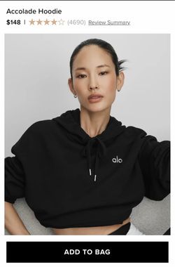 Alo Accolade Hoodie Black