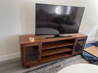 Modern Wood TV Stand