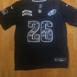 Eagles Barkley Salute Service Jersey 