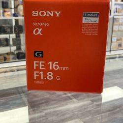 Sony FE 16mm F1.8 G Limited Time Sale 