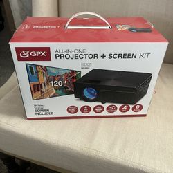 Projector And Screen 1080p