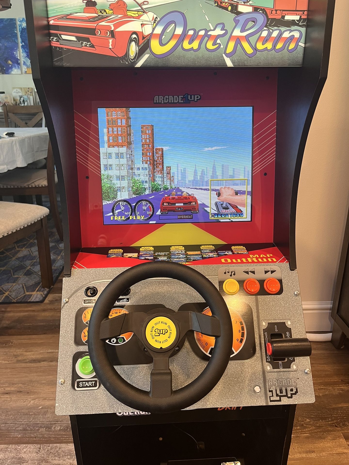 arcade1up　outrun OutRun 1Up Arcade Sit Down Cabinet for Sale in Scarsdale, NY - OfferUp