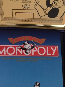 Vintage monopoly never used