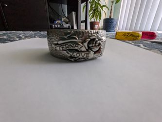 Ed Hardy "Eternal Love" Cuff Bracelet