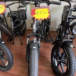 USED SISIGAD 20" Champ Ext Fat Tire Folding Electric Bike (Dark Grey)