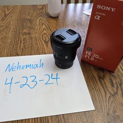 Price Drop! Sony F1.8 20mm G LENS