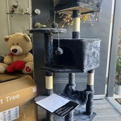 44" Multi-Level Cat Tree Tower – Brand New & Heavy Duty 🐈‍⬛