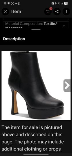INC Womans Alize Ankle Boots 9.5 M