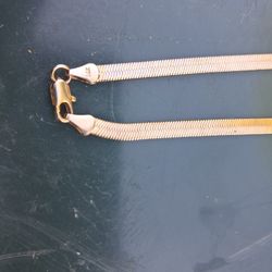 14k hernbone necklace