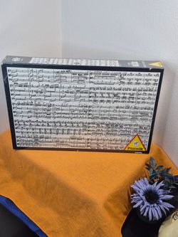 Piatnik 1000-Piece Musical Score Jigsaw Puzzle #543449 Sealed 26.5" x 17.4"