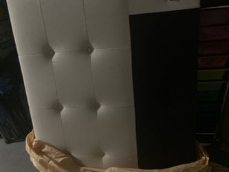 Single Bed Tuffed Headboard With Accessories 