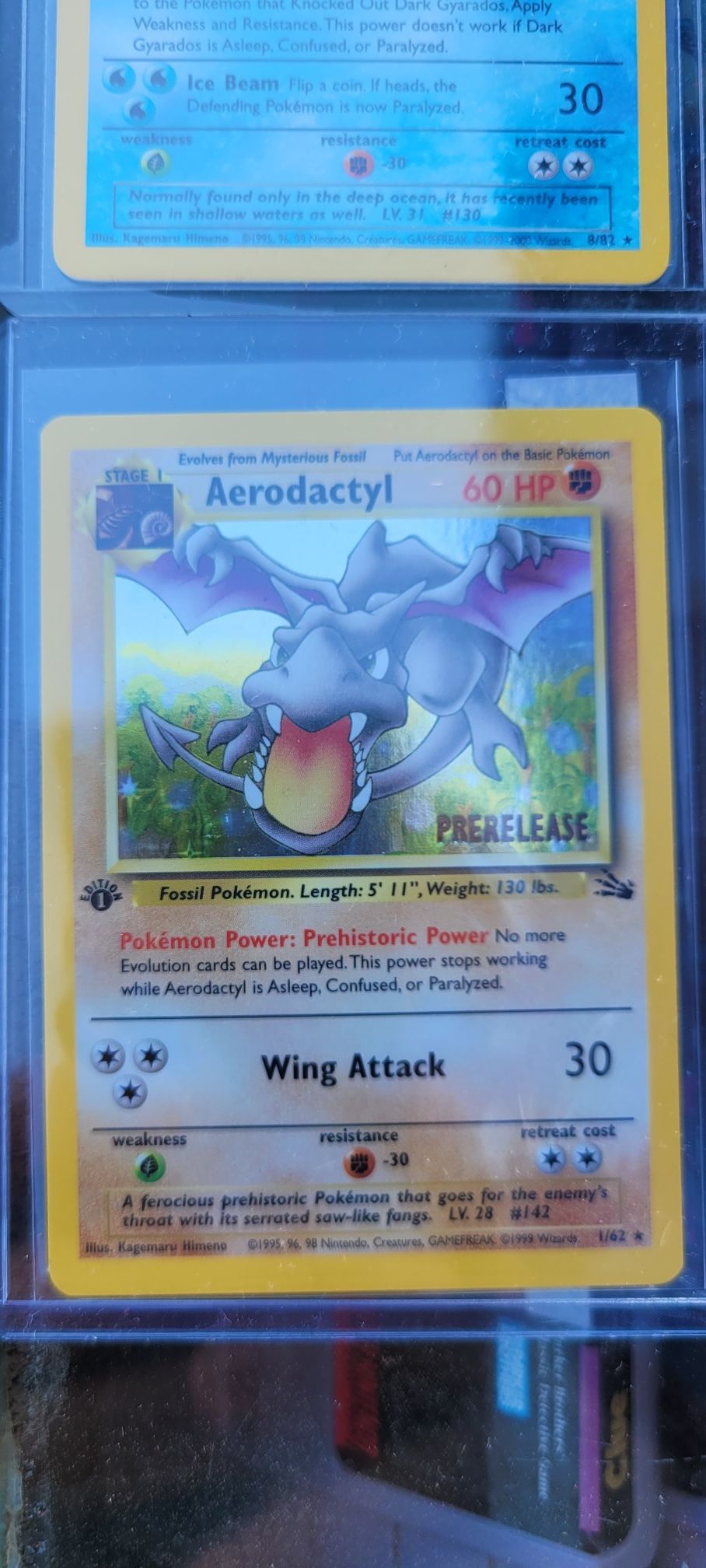 Pokemon 1st Edition Aerodactyl Pre Release Holo Fossil - www.desnorhaar.be Pokemon 1st Edition Aerodactyl Pre Release Holo Fossil - www.desnorhaar.be