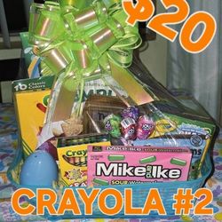 KIDS FUN CRAYOLA COLORING EASTER BASKETS 