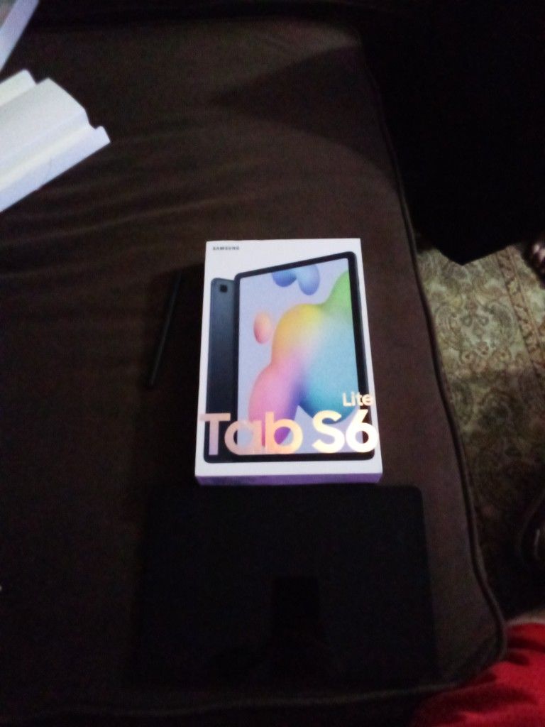 Brand New Samsung Lite Tab S6. Only opened For Pictures