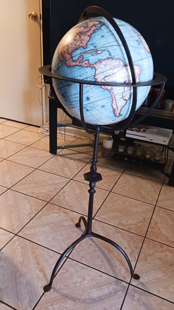 Vintage Floor Globe