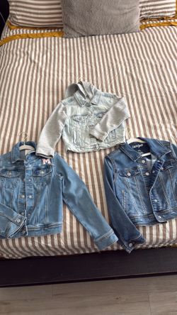 Chamaras de mezclilla para niñas talla 8