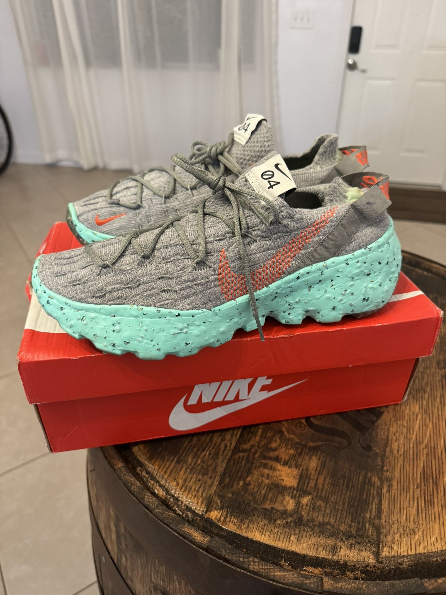 Nike Space Hippie 04 “green Glow” Miami Dolphins