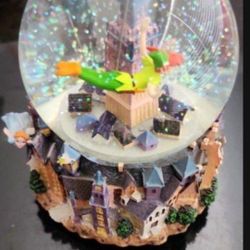 DISNEY PETER PAN 50 YEAR SNOW MUSIC BOX