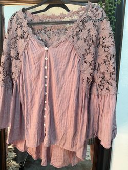 Woman's shirt mauve color Pickup near Rosedale hwy and Allen rd