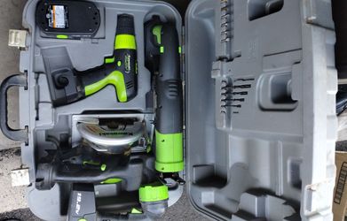 Kawasaki 19.2V Cordless Power Tool Set