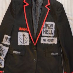Dropdead Blazer "All Guilty!" Sz S W/o Badges