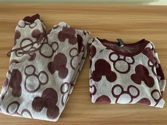 Mickey Mouse Fleece Pajama Set talla: L