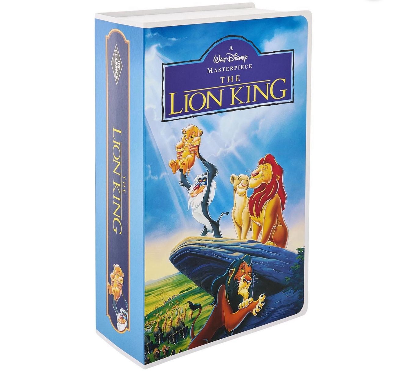 Disney Classic VHS Boxed Silk Touch Throw, 50" × 70" Lion King Blanket