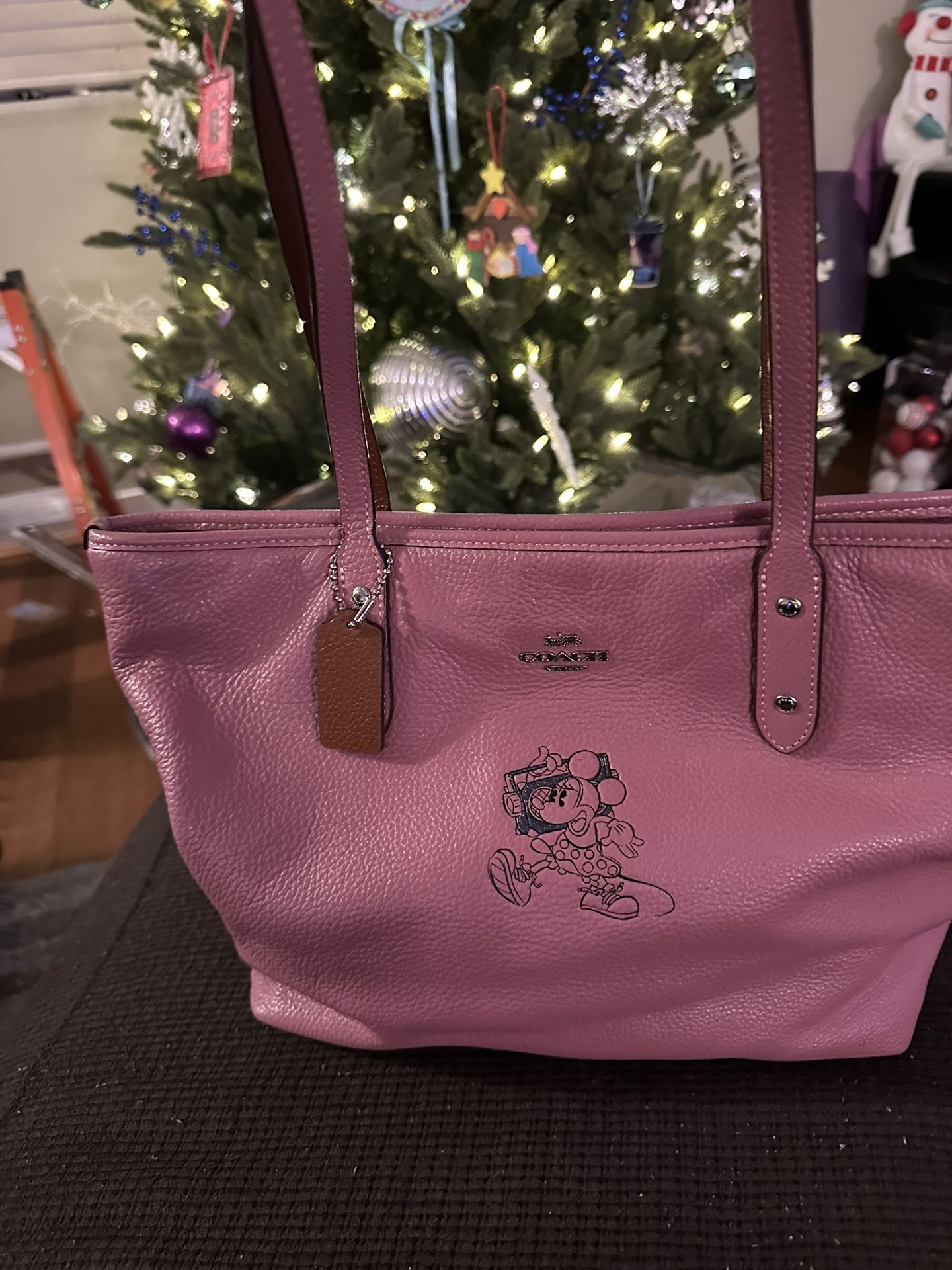 Coach Disney X Minnie City Zip Top Tote