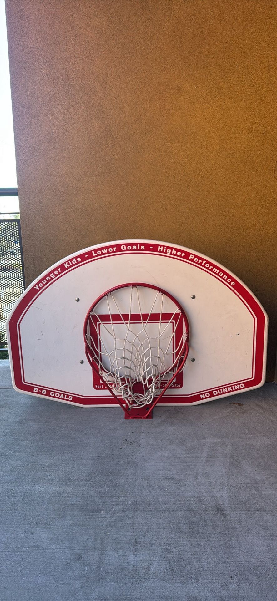 Bison Portable Adjustable Basketball Hoop