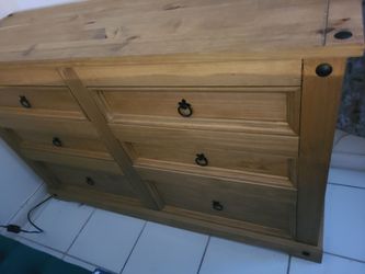 Solid Pine Wood Chest of Drawers